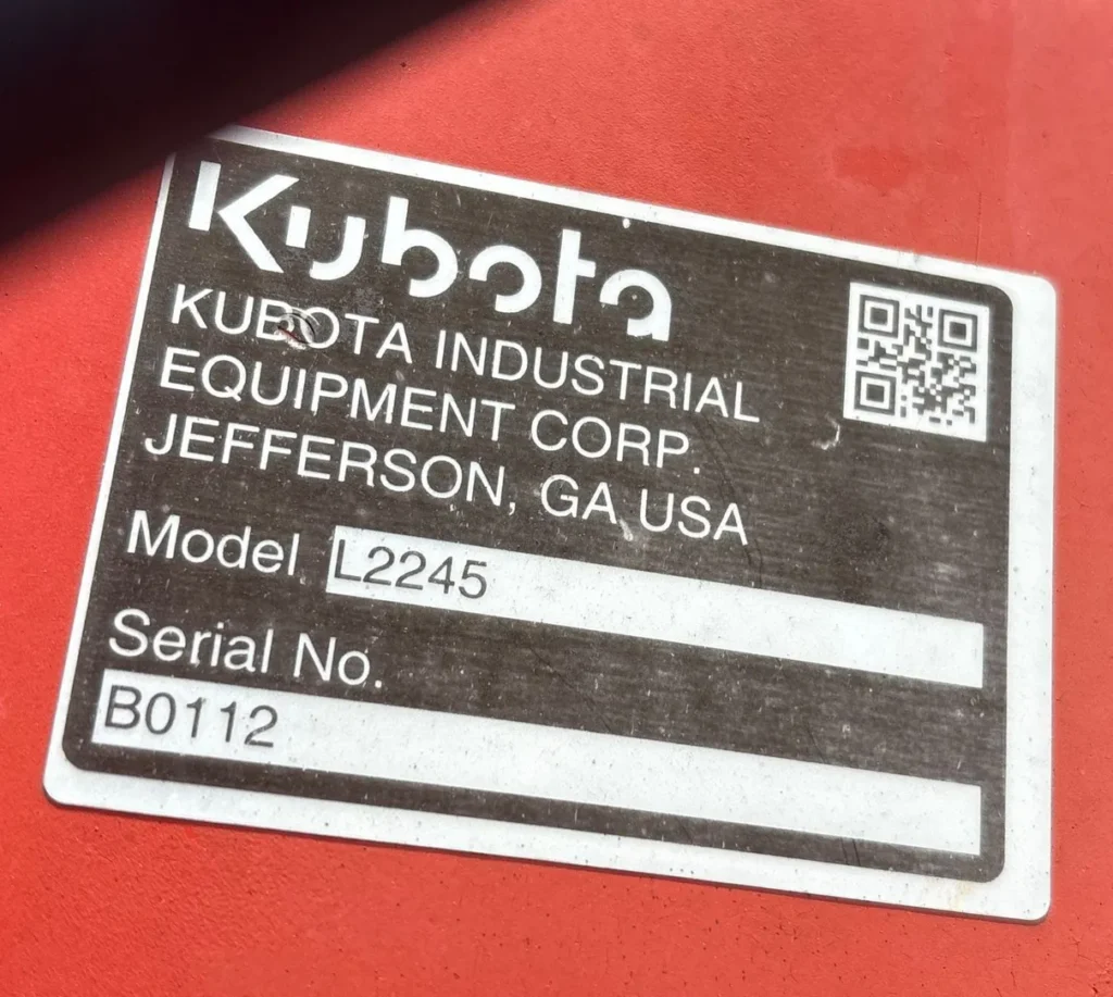 2021 Kubota L47 backhoe