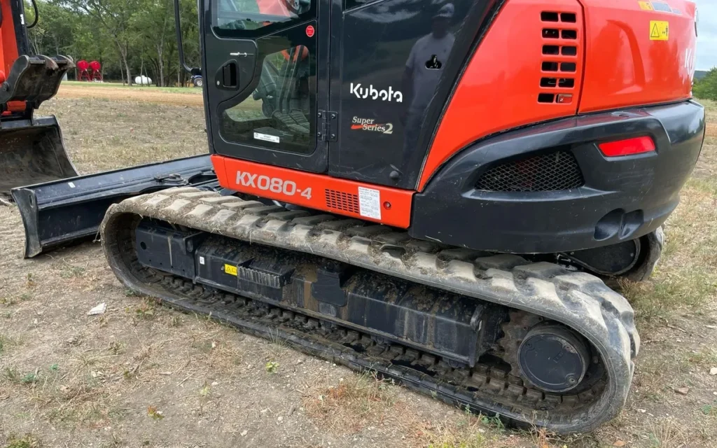 2022 Kubota KX080-4S2 mini excavator
