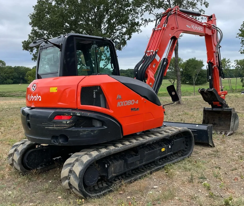 2022 Kubota KX080-4S2 mini excavator